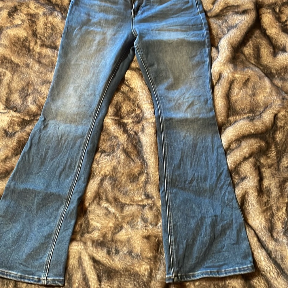 Kancan flare bottom jeans